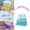 40 Pcs Alphabet Number Fondant Cake Decorating Set - Icing Cutter Mold Mould Kit